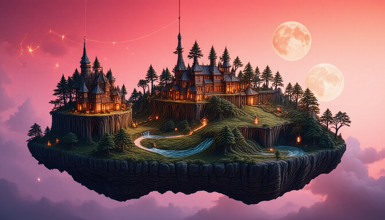 Examples of Handcrafted RPG Worlds for Designers